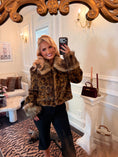 Load image into Gallery viewer, Mika Leopard Faux Fur Jacket
