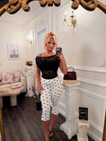 Load image into Gallery viewer, The Brigitte Polka Dot Capris
