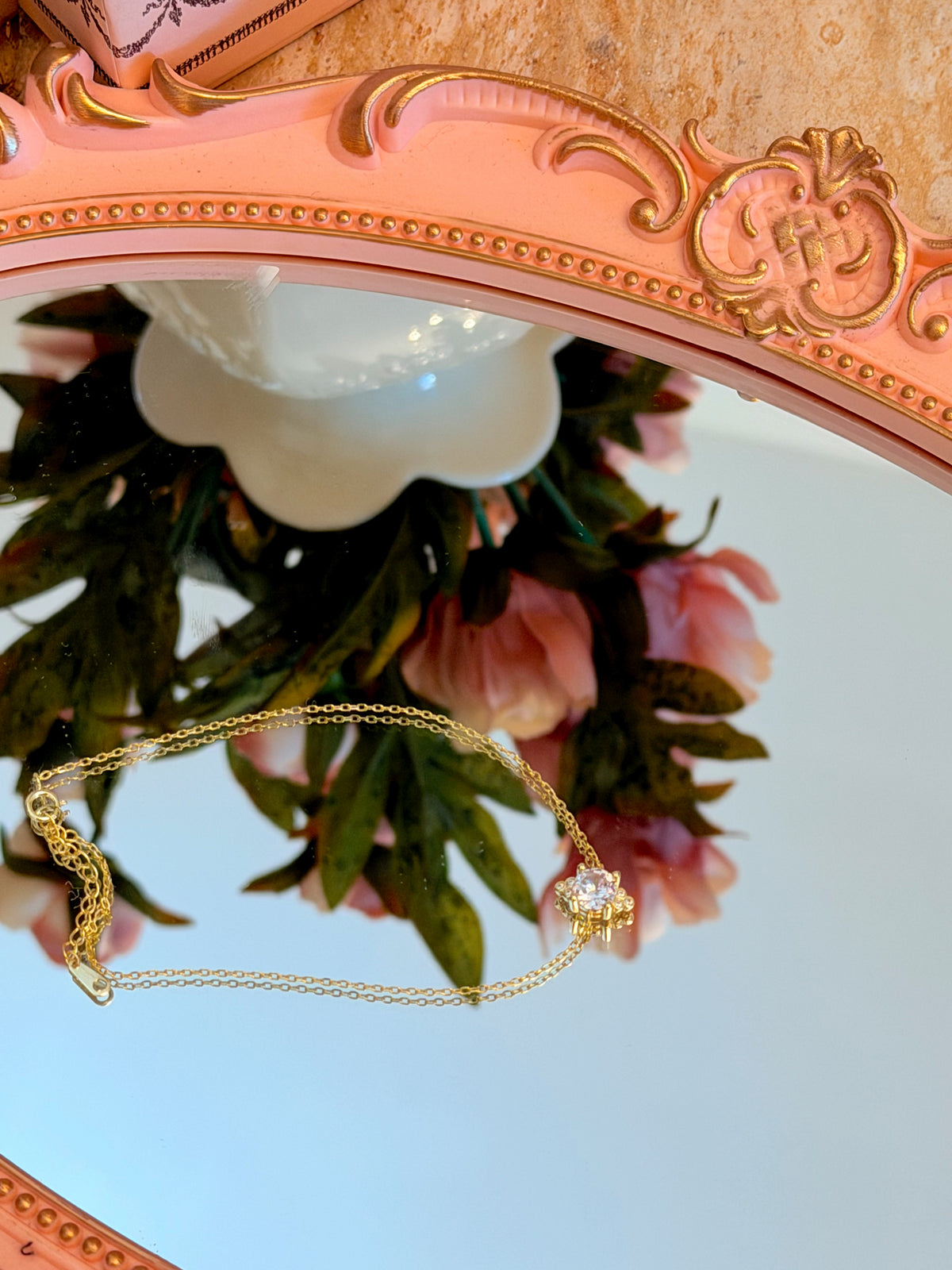 The Château Marquise Moissanite Anklet