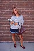 Load image into Gallery viewer, The Oxford Rugby Polo - Tan/Navy

