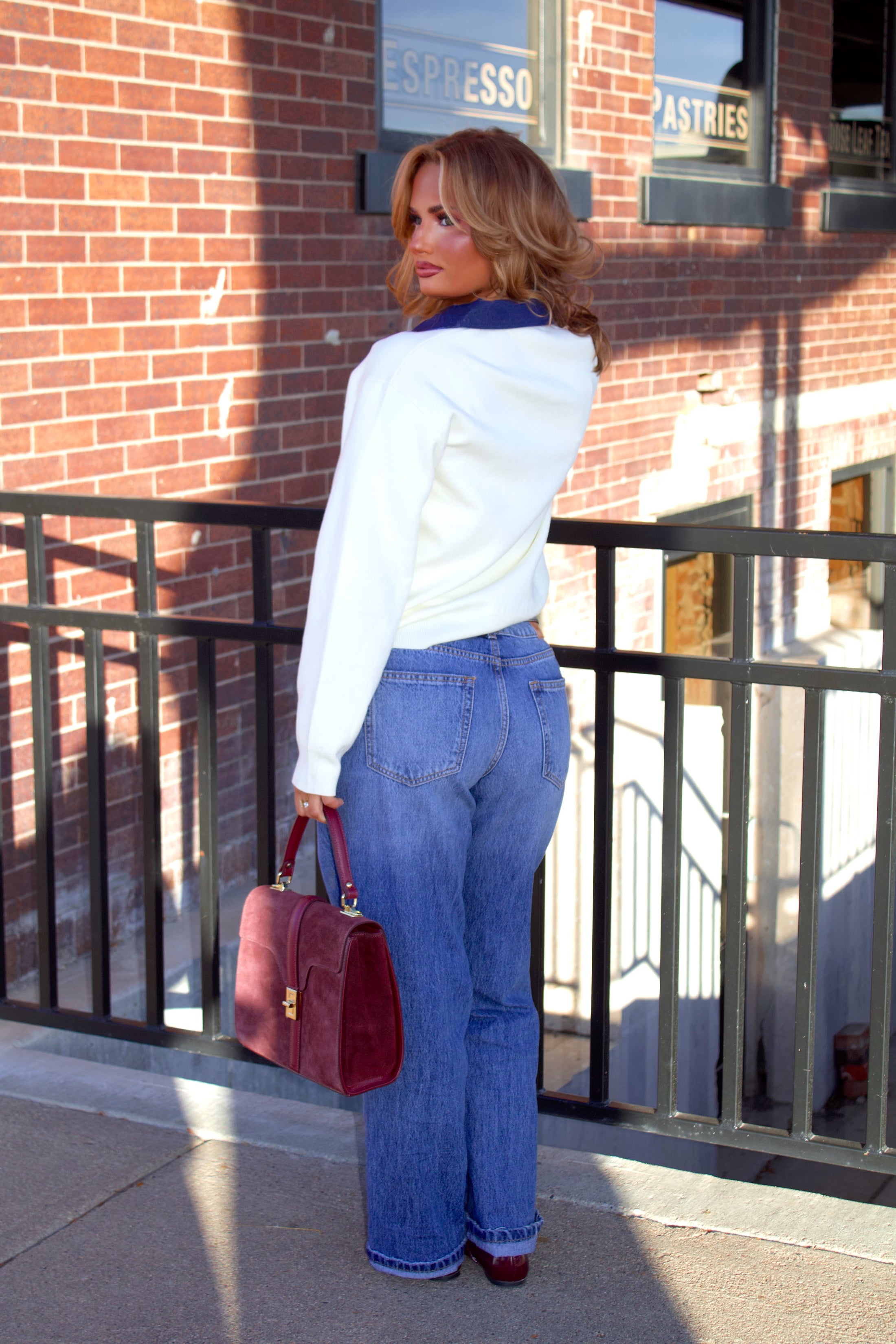 The Oxford Morning Pullover - Cream