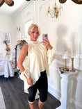 Load image into Gallery viewer, The Tuileries Chiffon Blouse – Crème
