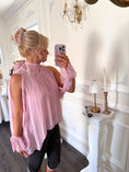 Load image into Gallery viewer, The Tuileries Chiffon Blouse – Swan Lake
