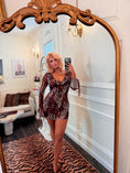 Load image into Gallery viewer, The Parisienne Sauvage Mini Dress
