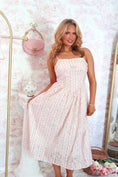 Load image into Gallery viewer, Blush Lacewood Midi Dress

