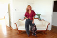 Load image into Gallery viewer, Aubrielle Button Top - Wine
