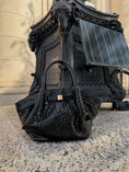 Load image into Gallery viewer, The Tribeca Woven Handbag — Noir
