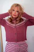 Load image into Gallery viewer, The Mulled Berry Fair-Isle Cardigan
