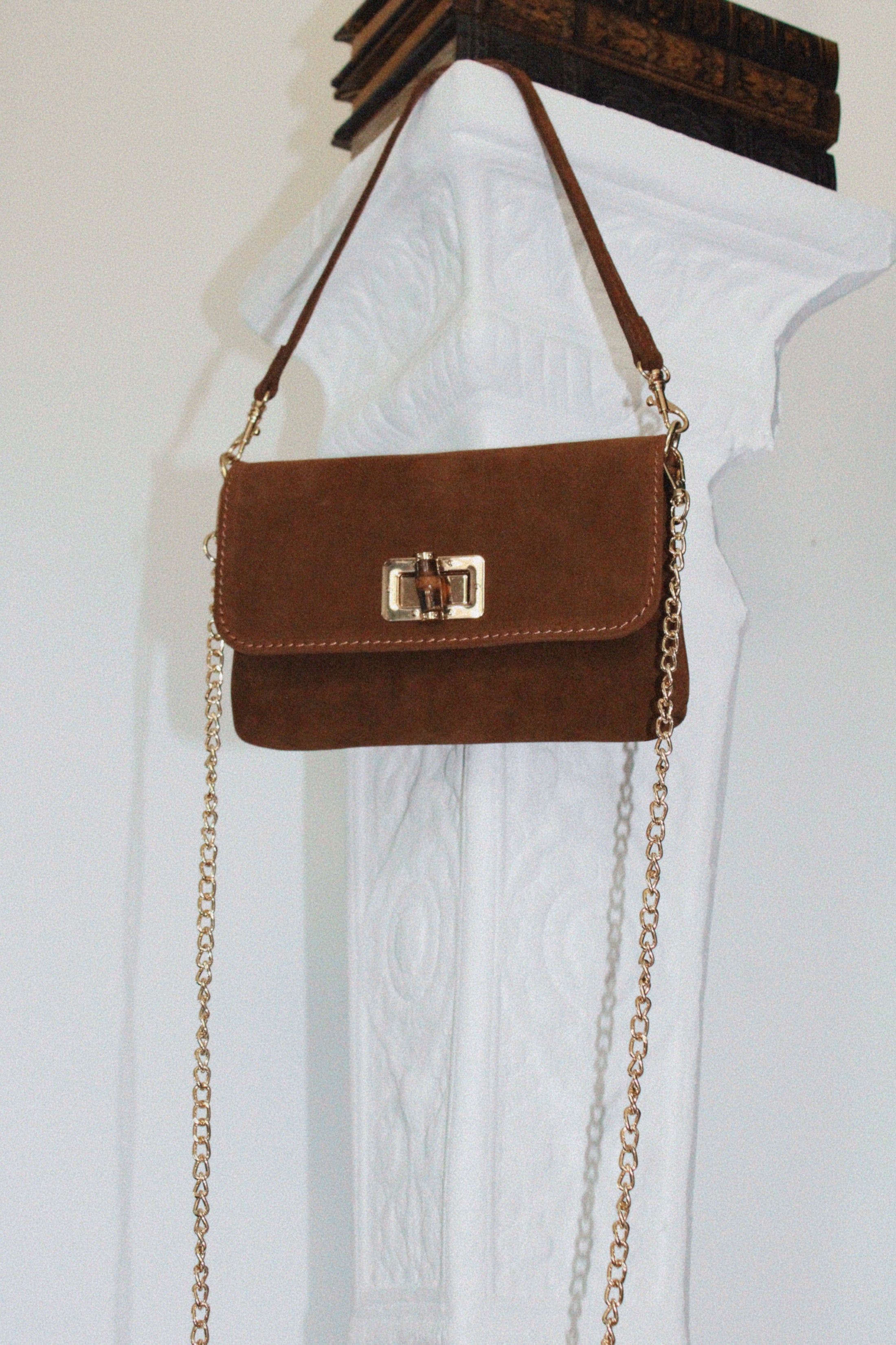 The Bellamont Bag — Genuine Italian Suede