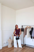 Load image into Gallery viewer, Bordeaux Button Front Vest
