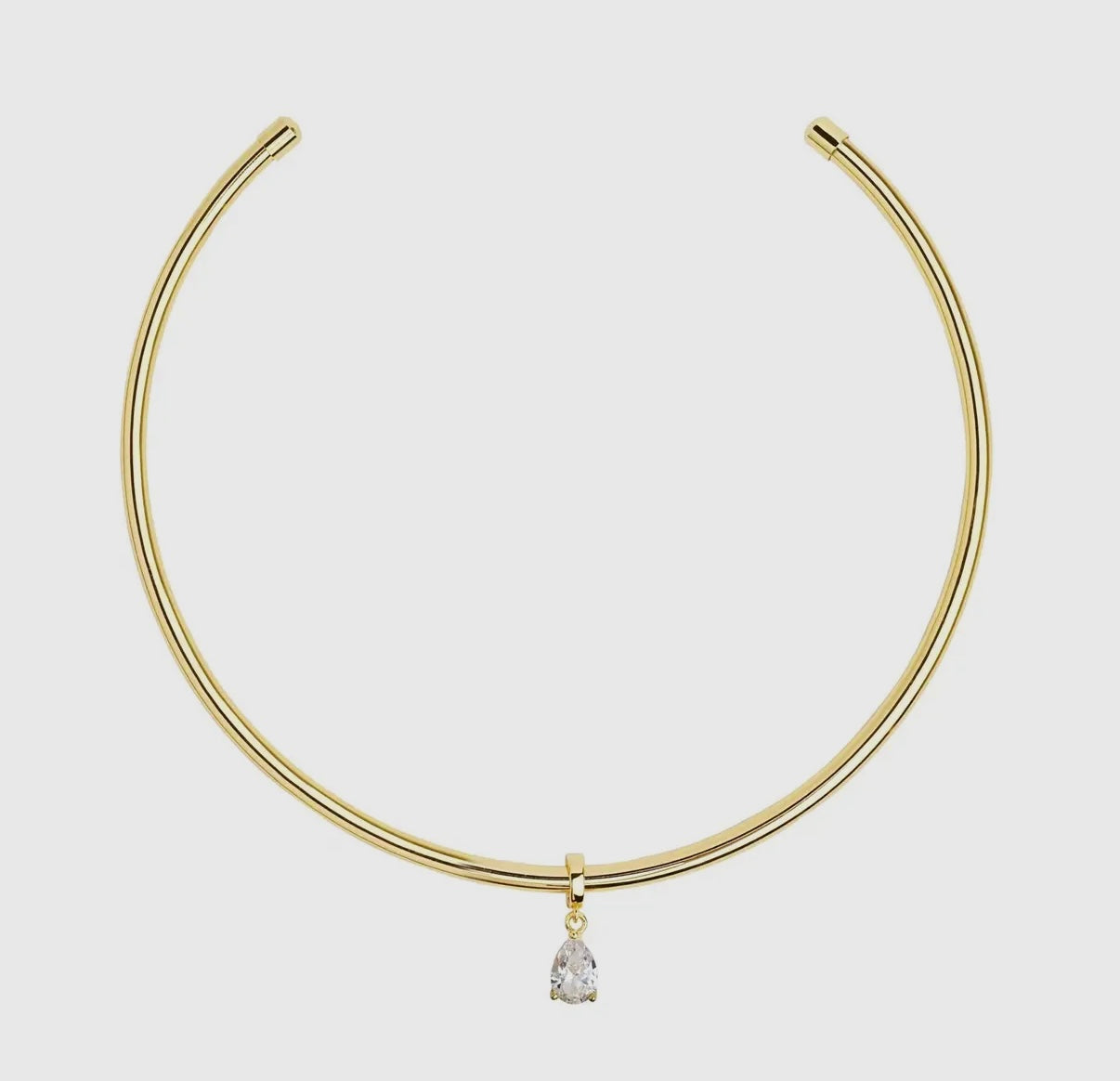 The Pear Cut Necklace Cuff