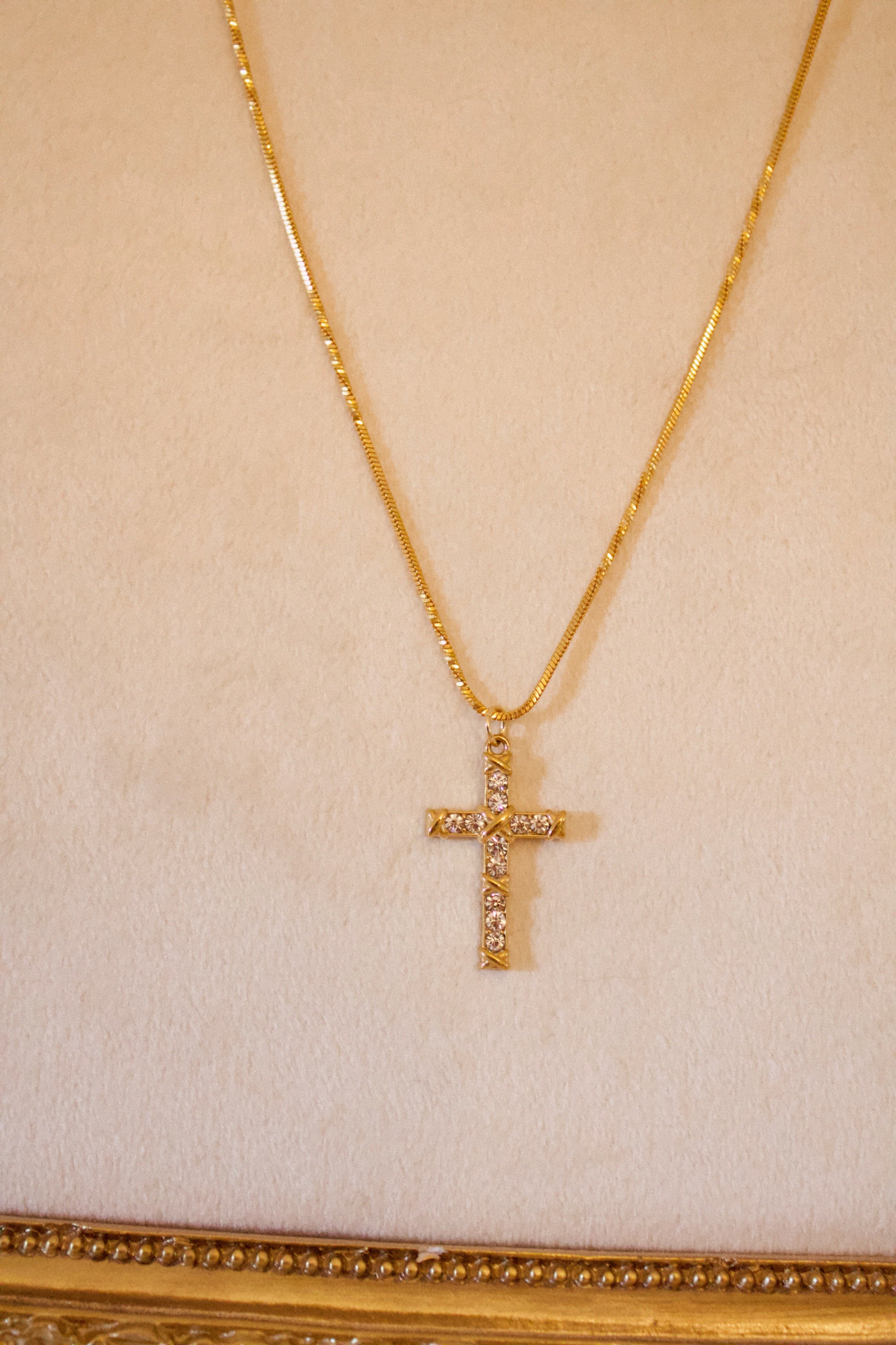 The Lourdes Cross Necklace