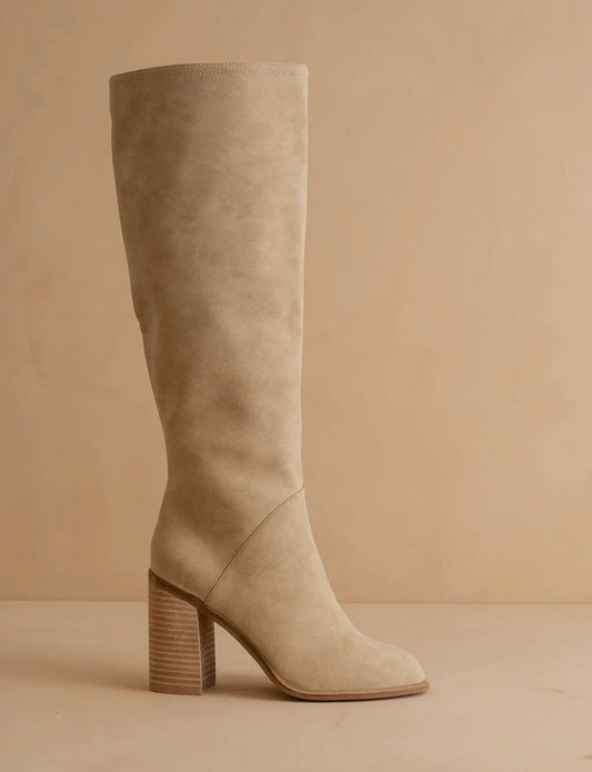 The Astor Boot – Sandstone Suede