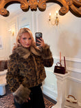 Load image into Gallery viewer, Mika Leopard Faux Fur Jacket

