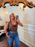 Load image into Gallery viewer, The After Hours Halter Top - Brown
