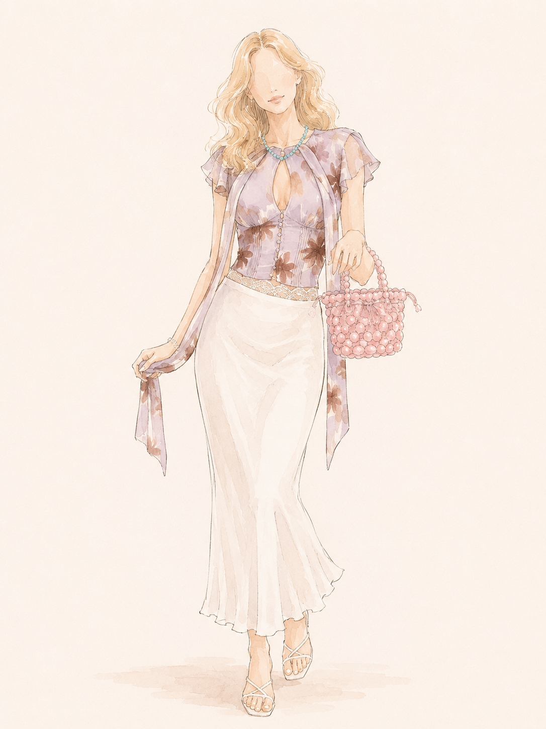 The Provence Scarf Top