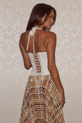 Load image into Gallery viewer, The Heiress Satin Corset- Ivory
