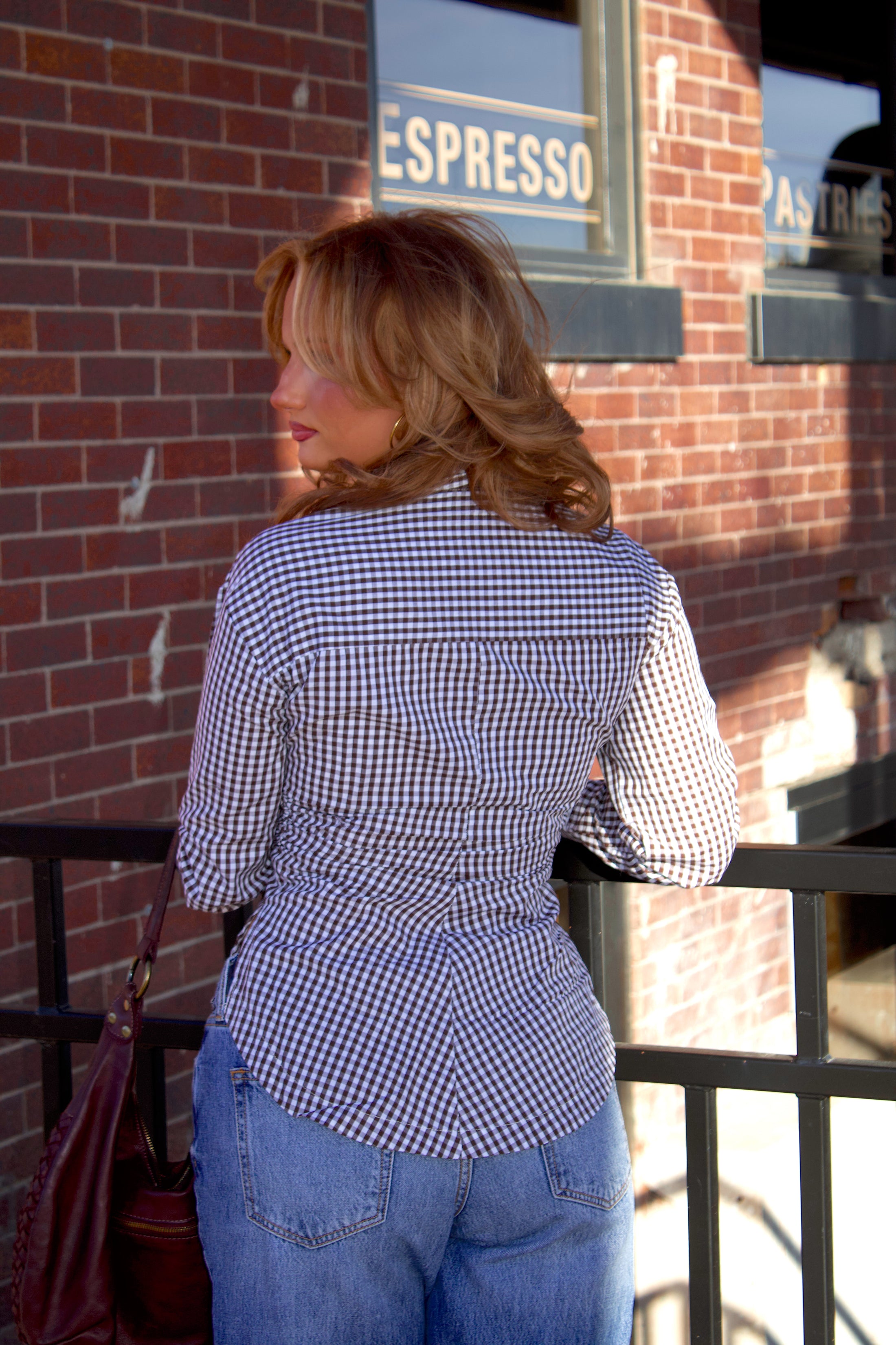 The Primrose Gingham Blouse