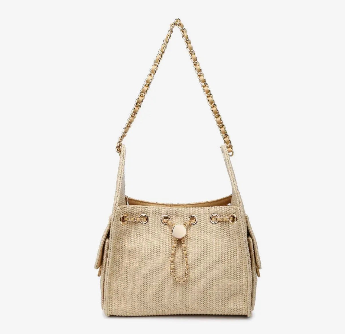 The Coco Raffia Shoulder Purse