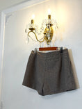 Load image into Gallery viewer, The Claudette Houndstooth Tailored Shorts
