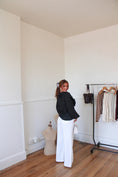 Load image into Gallery viewer, Saint Germain Flounce Blouse - Noir
