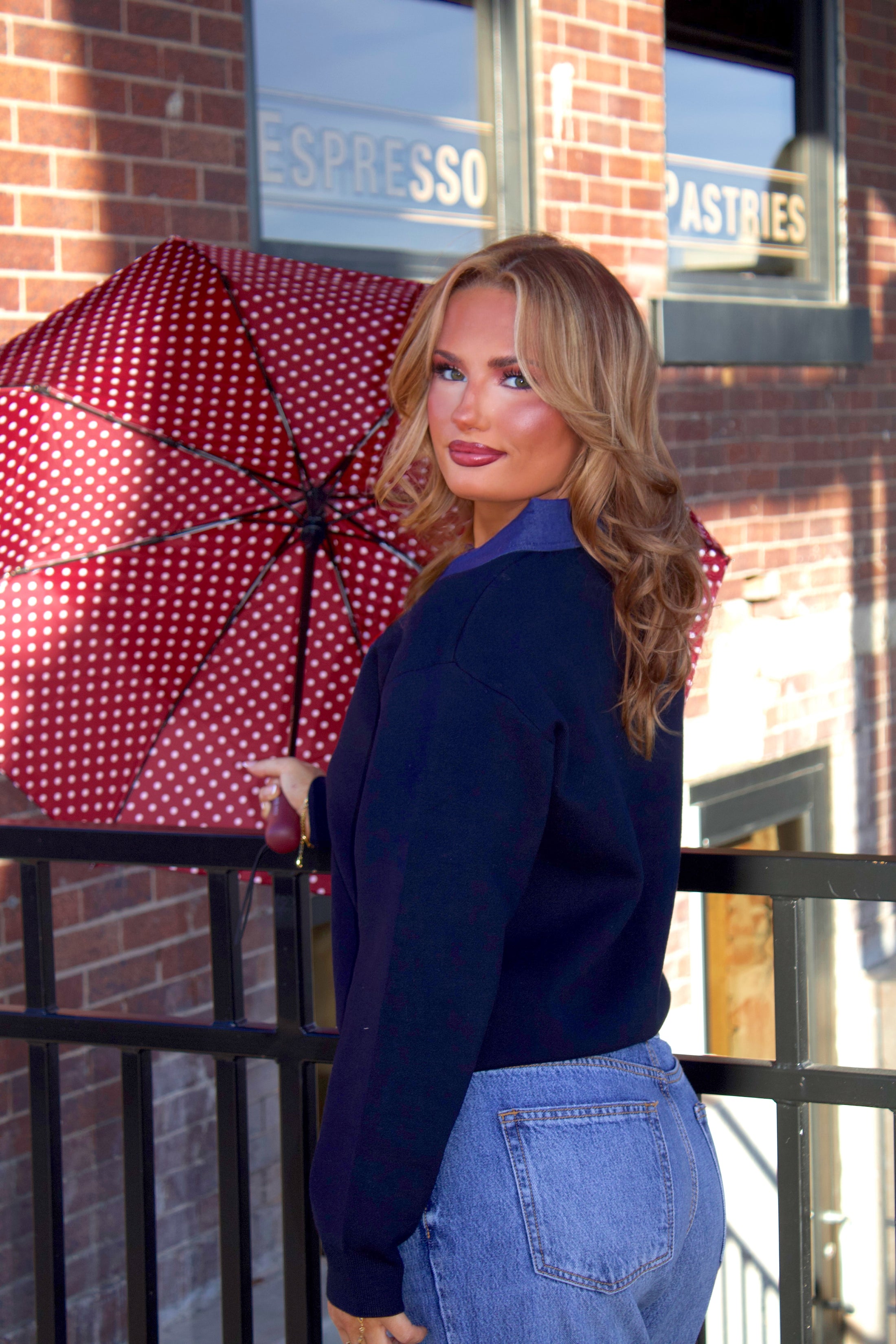 The Oxford Morning Pullover – Deep Navy