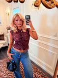 Load image into Gallery viewer, The Odette Lace Top — Plum
