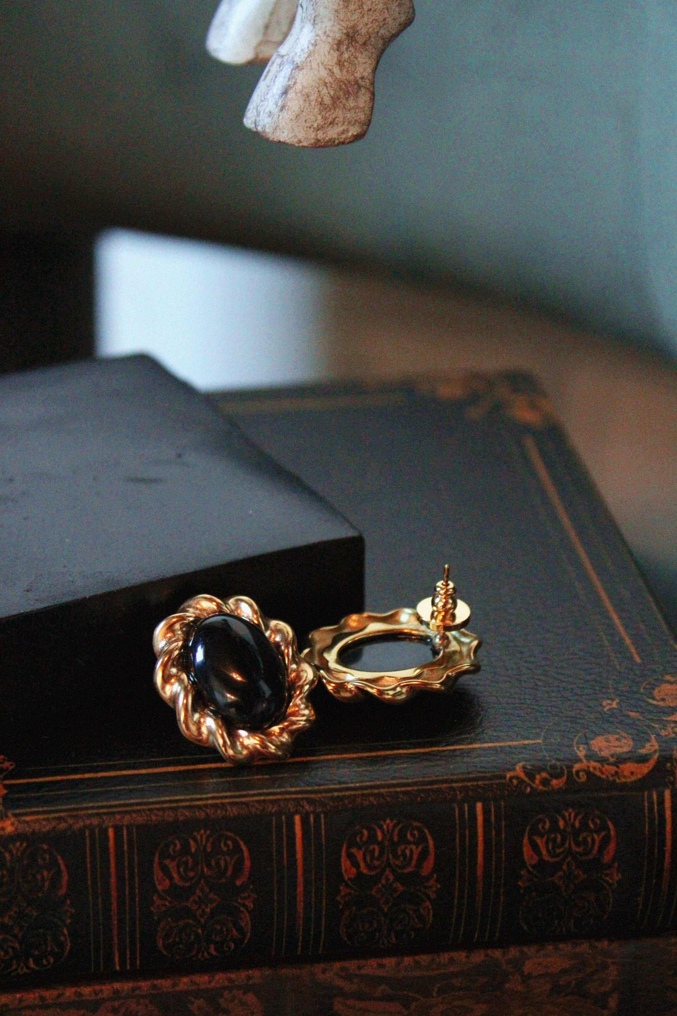 The Nocturne Vintage 18k Earrings RESTOCK