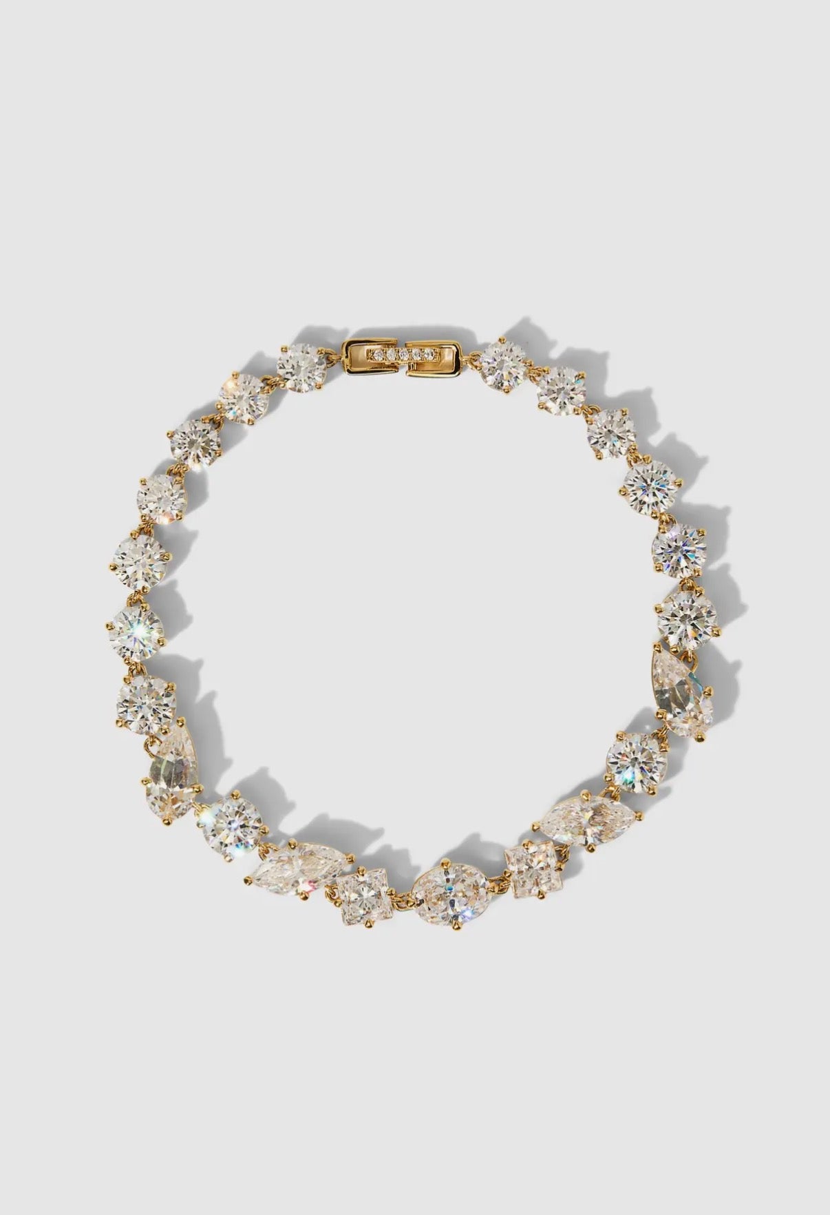 Lucia Mixed Cz Line Bracelet