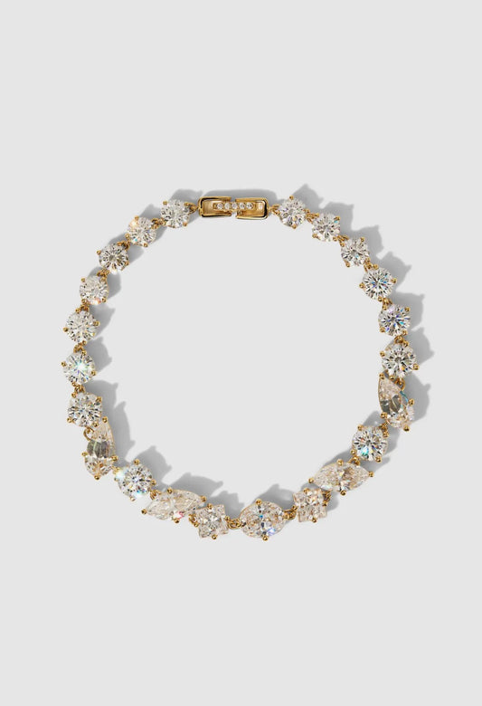 Lucia Mixed Cz Line Bracelet