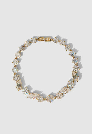 Lucia Mixed Cz Line Bracelet