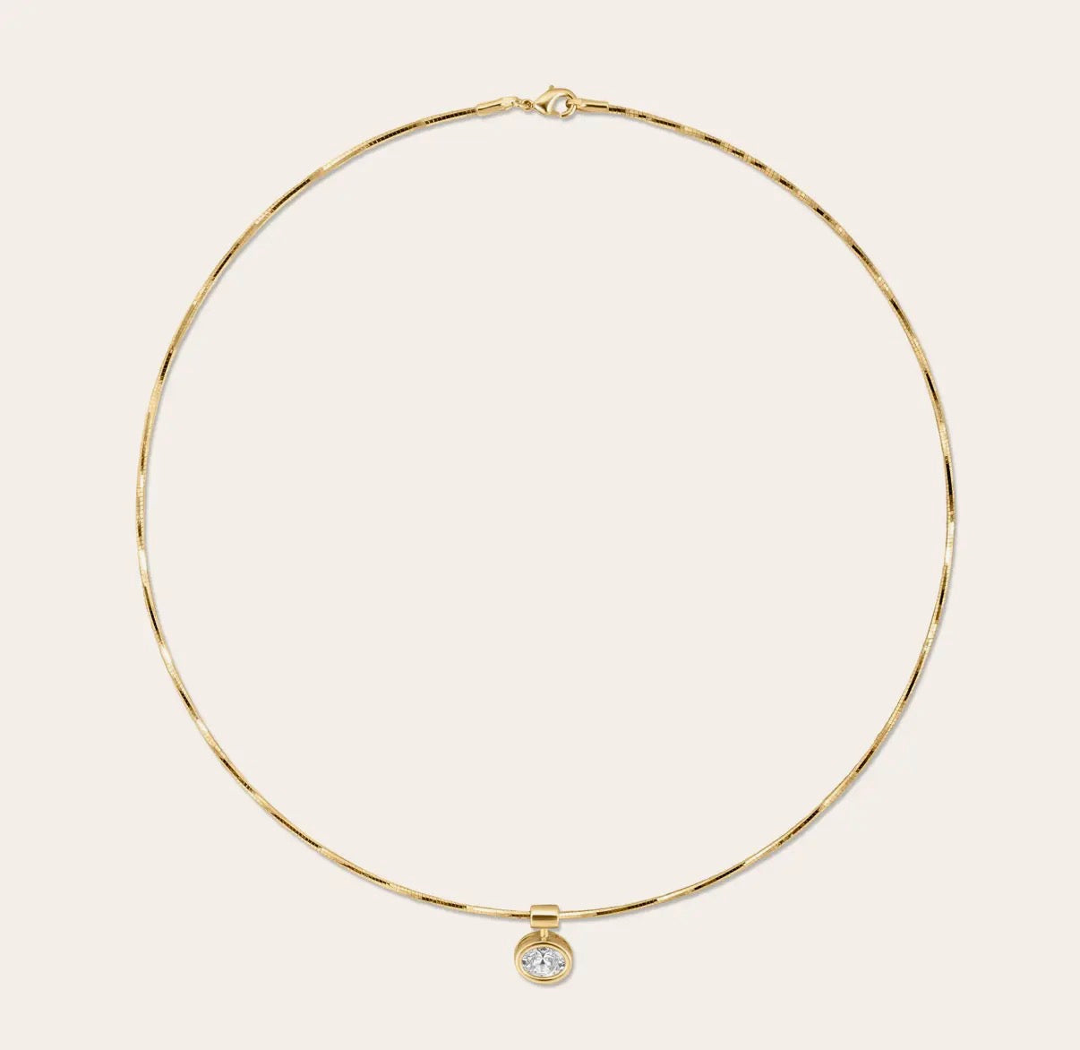 The Daphne Solitaire Necklace