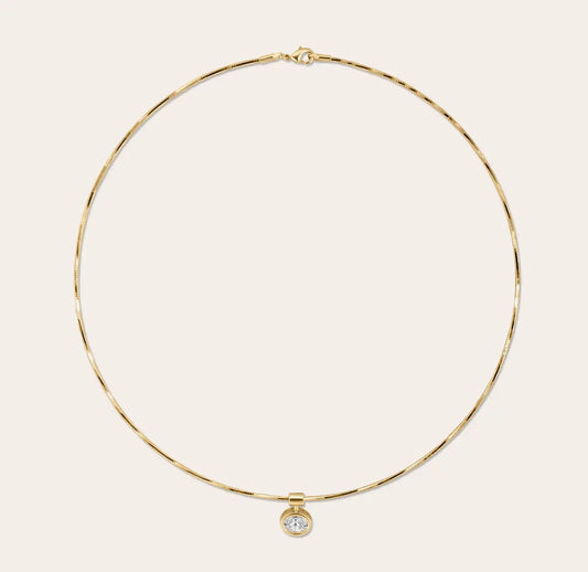 The Daphne Solitaire Necklace