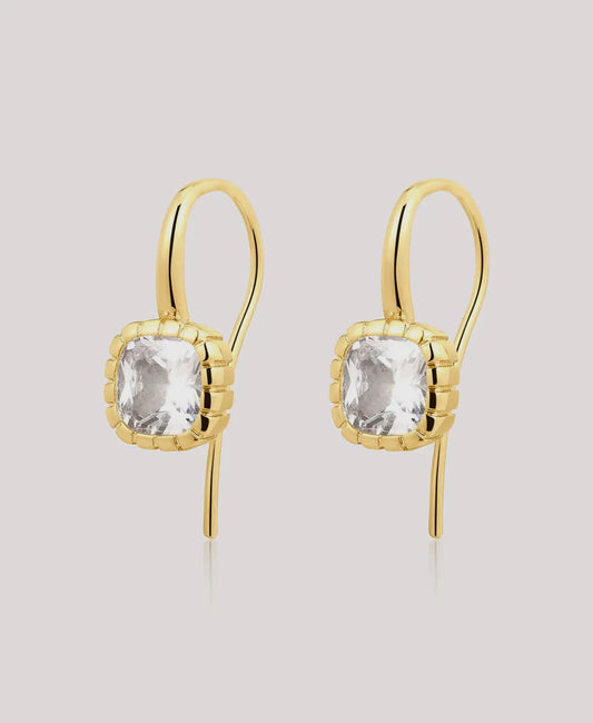 The Classique Cushion Hook Earrings
