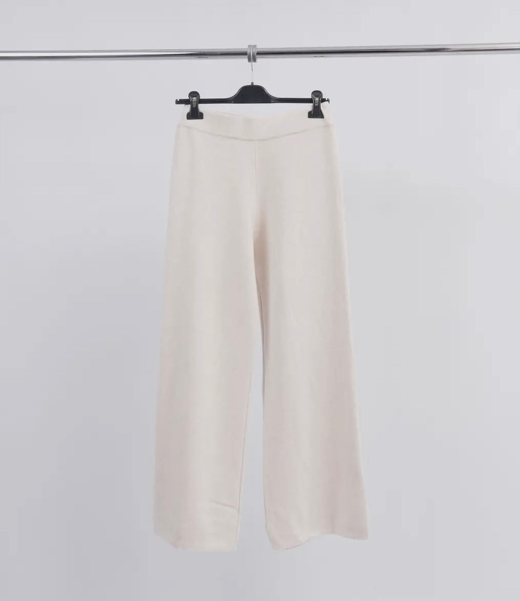 The Atelier Essential Sweater Trousers – Ivory