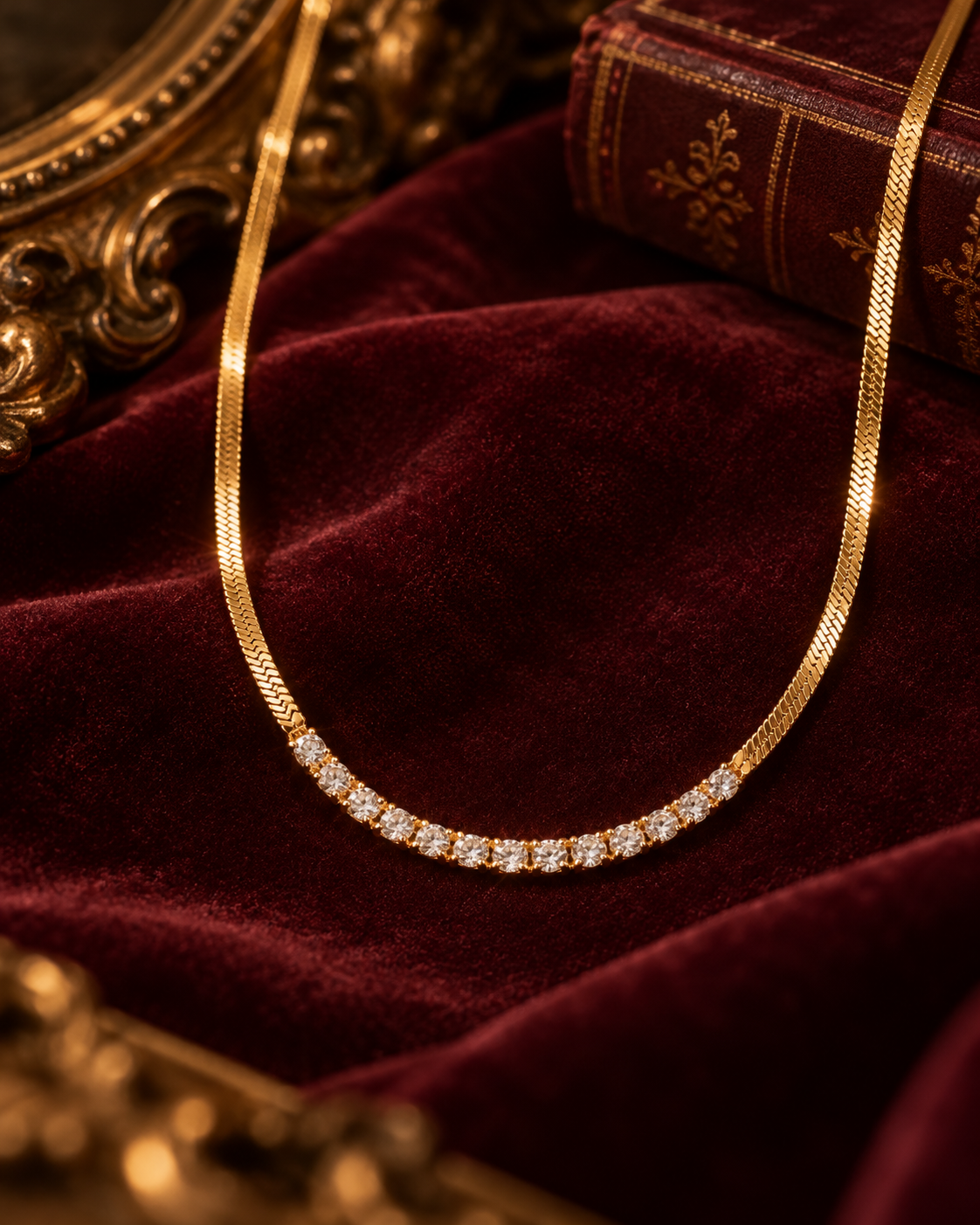 Bijou Herringbone Necklace