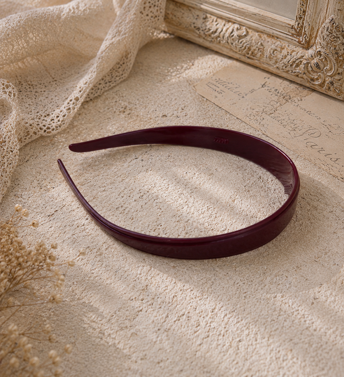 Parisian Chic Headband - Merlot
