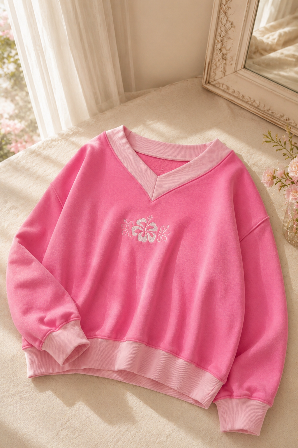 The Zara Hibiscus Sweatshirt
