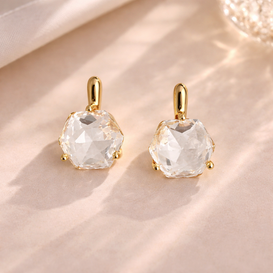 Lumière Royale Earrings - Clear