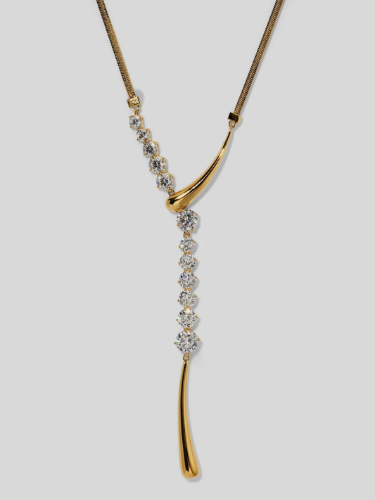 Phenom Frontal Y Necklace