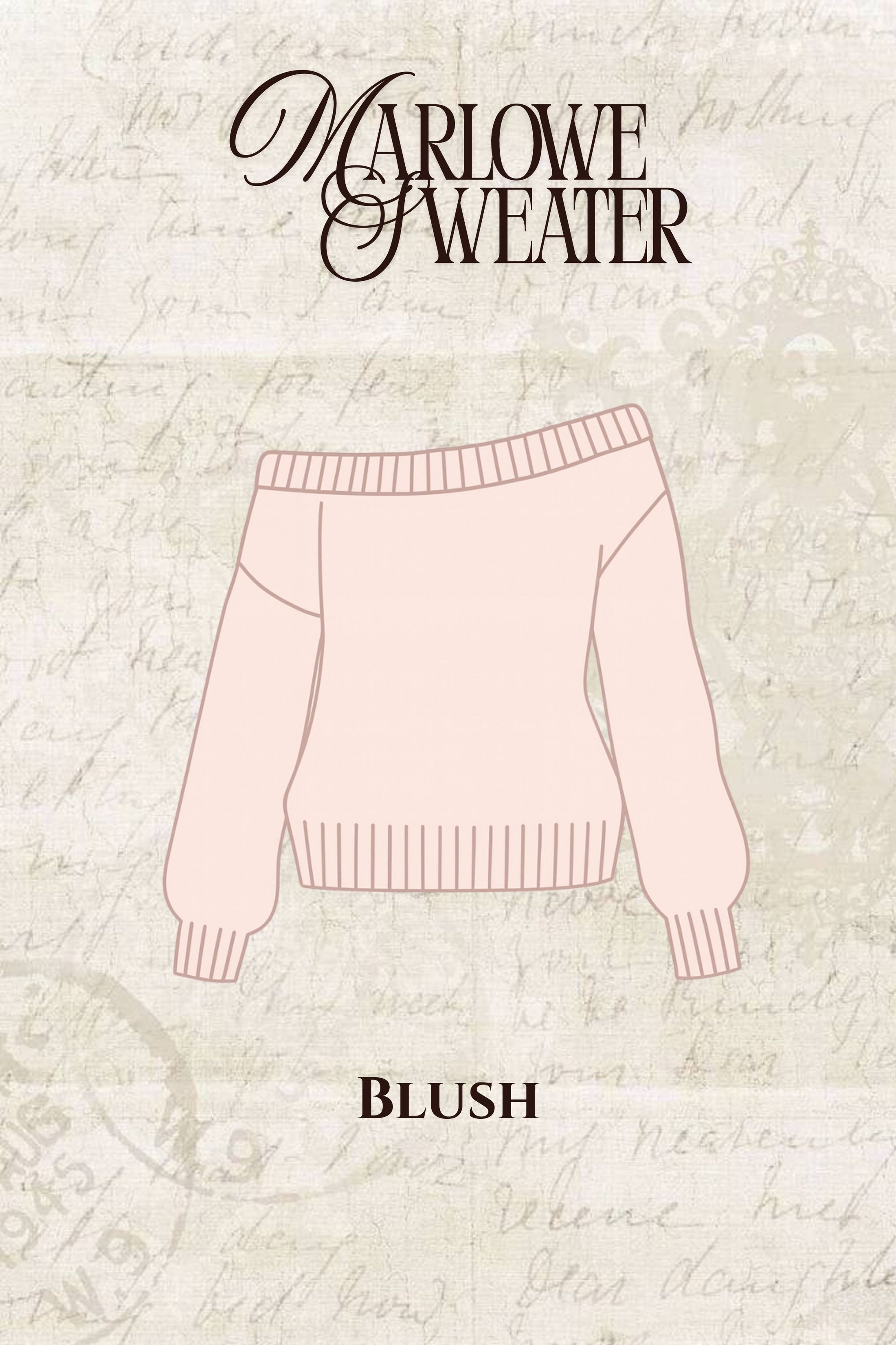 The Marlowe Sweater - Blush