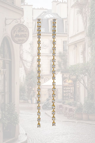 Diamond Line Earrings