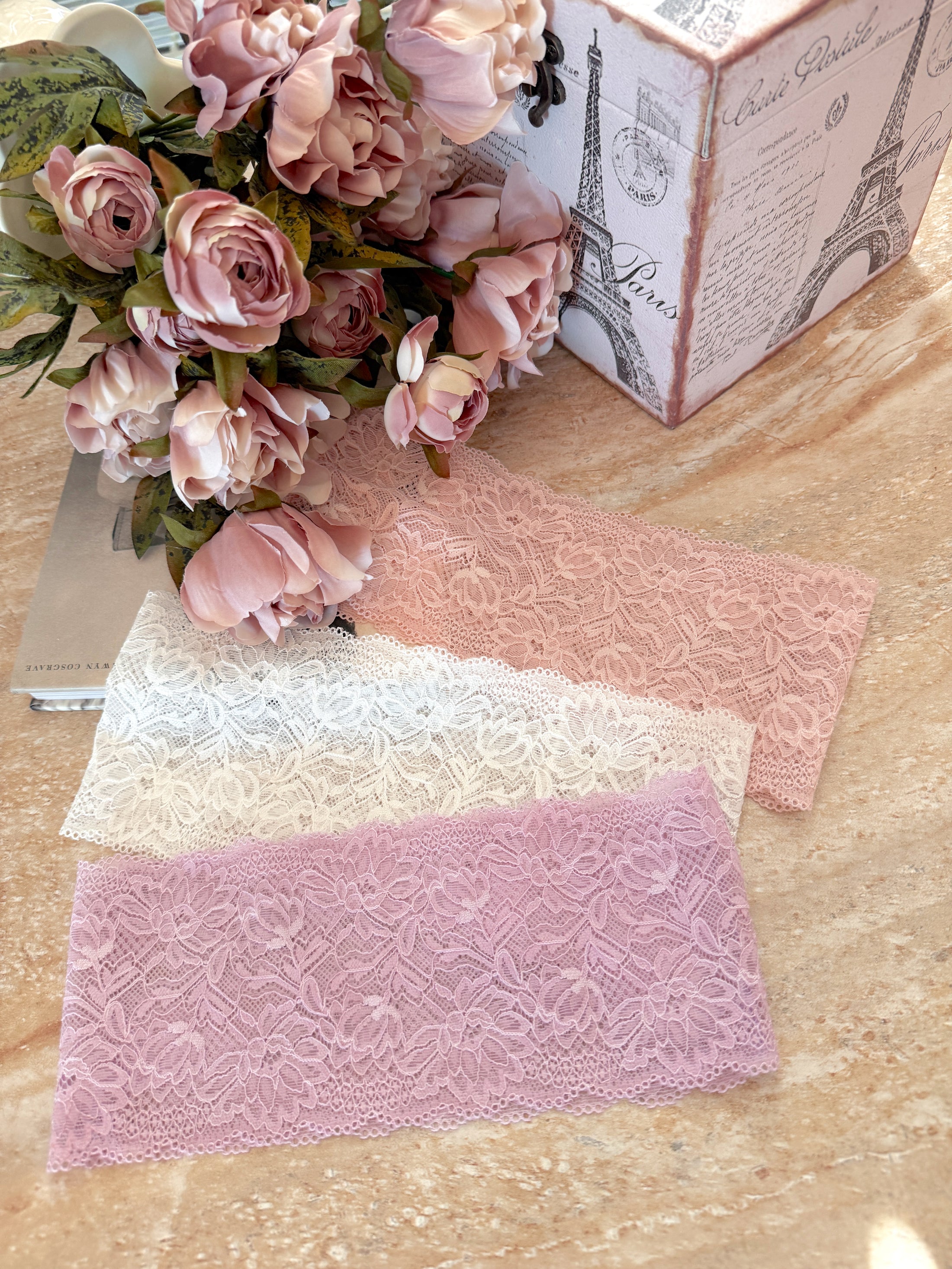 Dainty Lace Headband Set