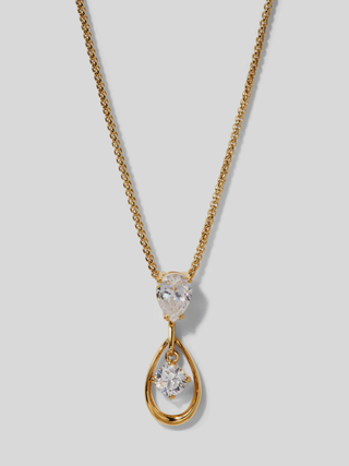 It Girl Pear Drop Pendant Necklace