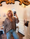 Load image into Gallery viewer, Marlowe Plaid Shirt — Mocha
