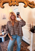 Load image into Gallery viewer, Marlowe Plaid Shirt — Mocha
