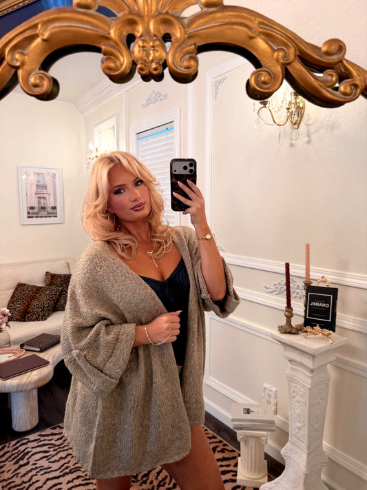 Anouk Knit Cardigan — Oatmeal